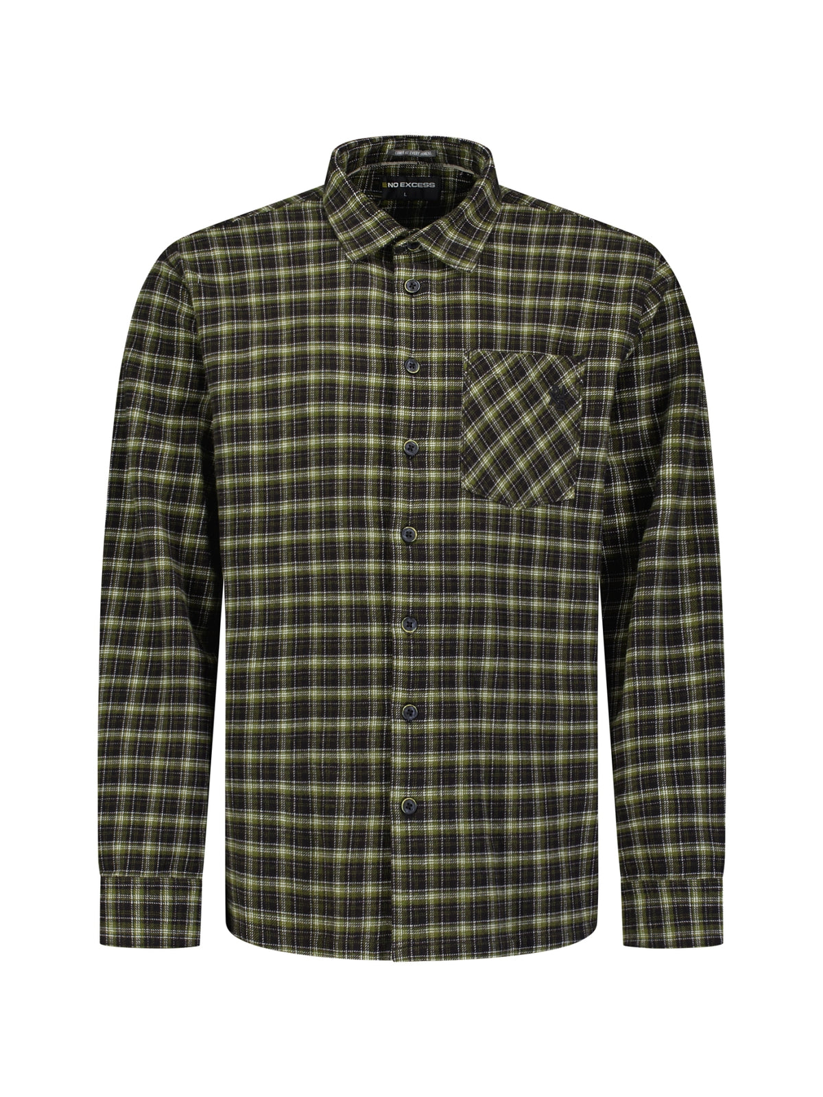 Cotton Check Shirt | Moss