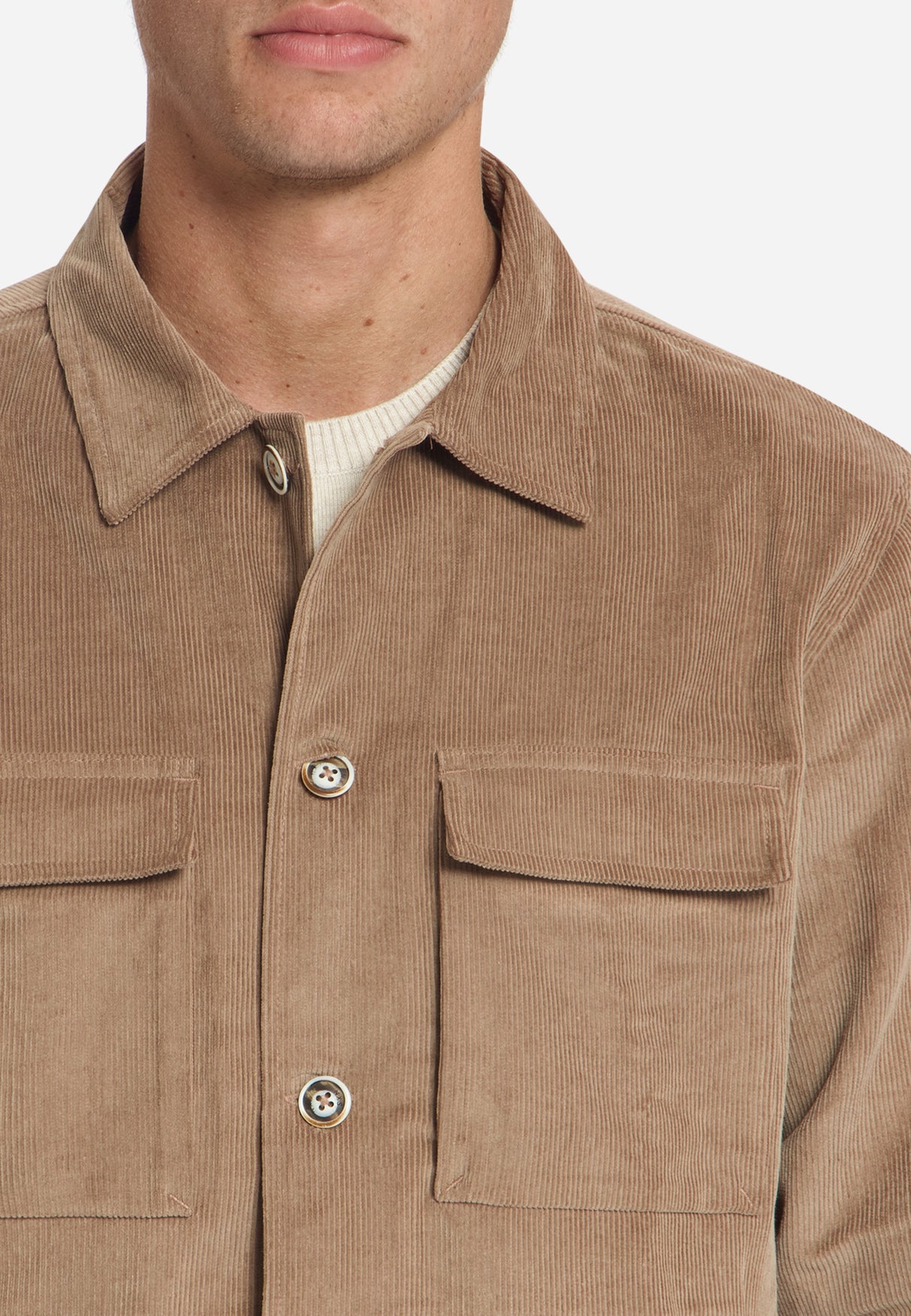 Overshirt Heavy Corduroy | Light Brown