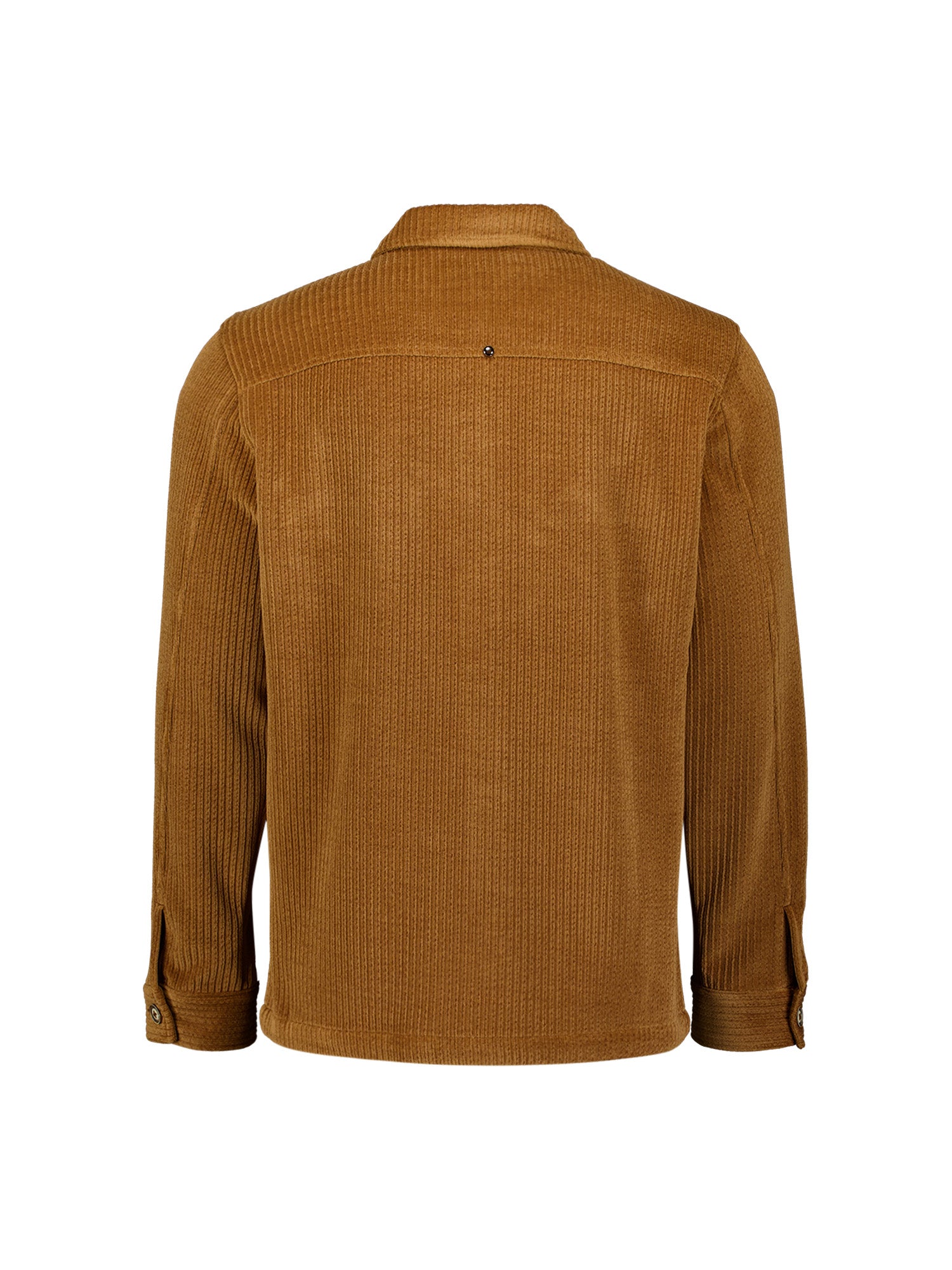 Stretch Cord Overshirt | Caramel