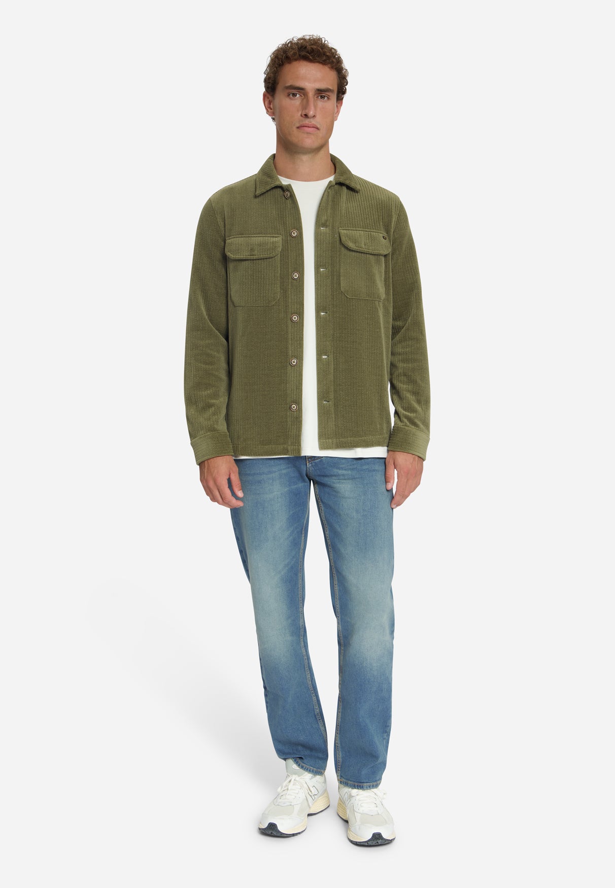 Stretch-Cord-Overshirt | Army