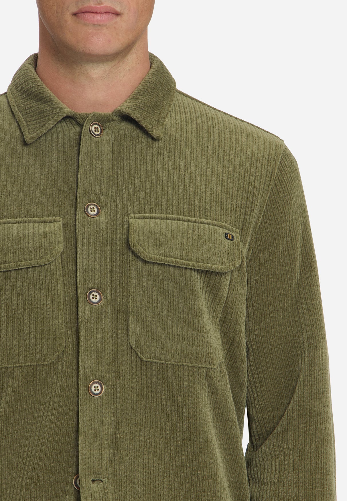 Stretch-Cord-Overshirt | Army