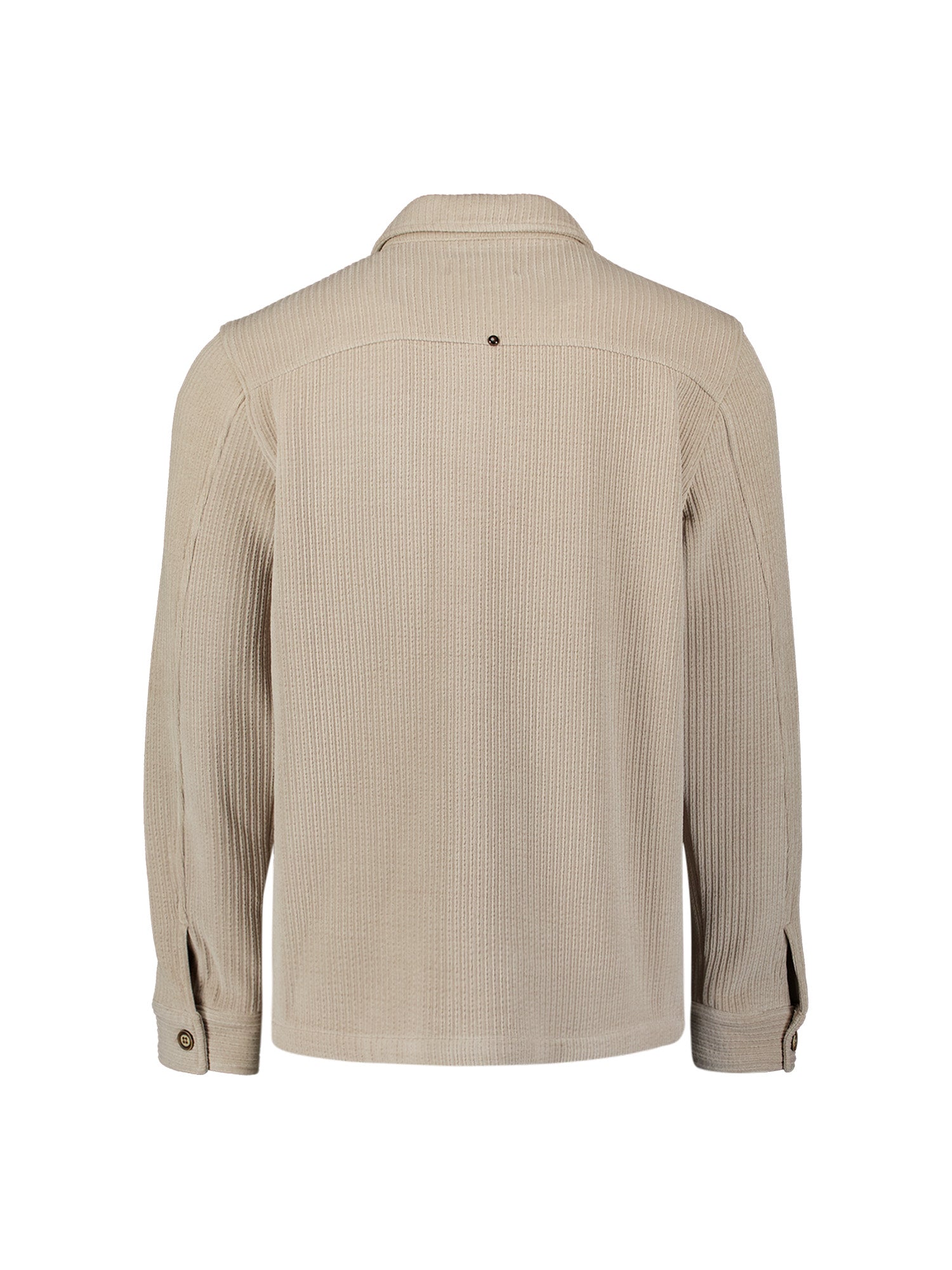 Stretch Cord Overshirt | Cement