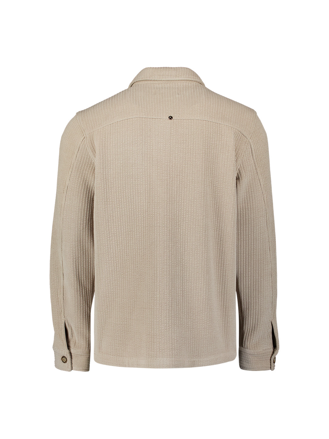 Stretch Cord Overshirt | Cement