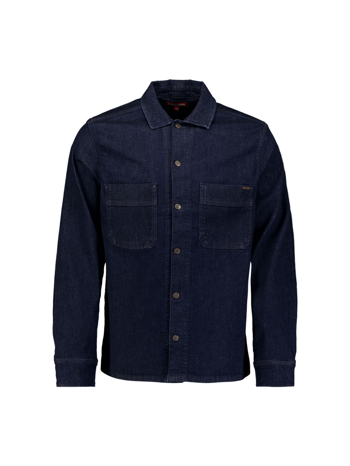 Denim Stretch-Overshirt | Rinse Denim