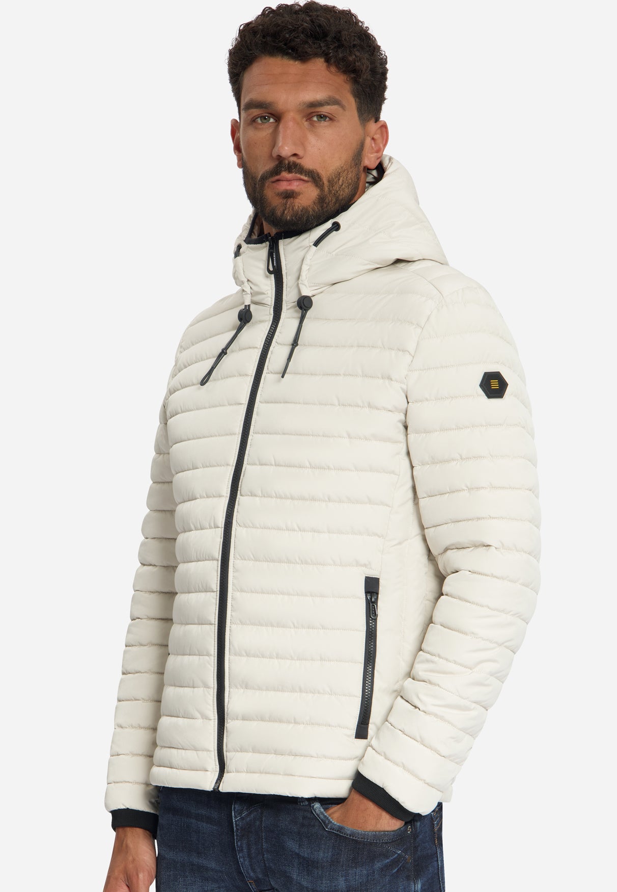 Leicht Gepolsterte Jacke Mit Kapuze | Stone