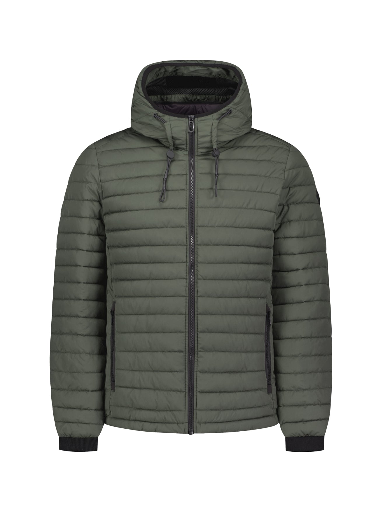 Leicht Gepolsterte Jacke Mit Kapuze | Army