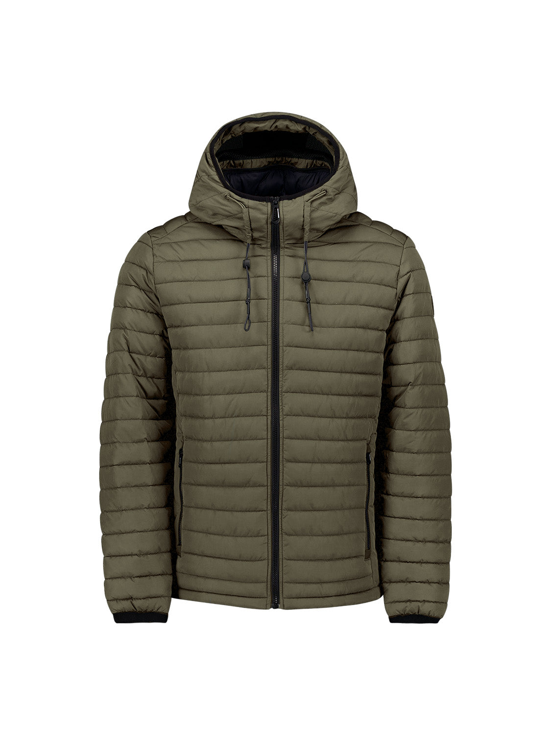 Hooded Padded Jacket | Army