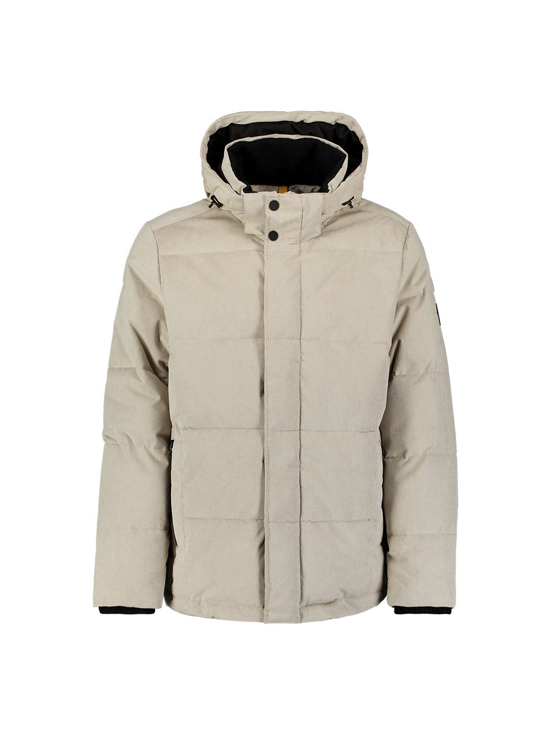 Kapuzenjacke aus Cord | stone