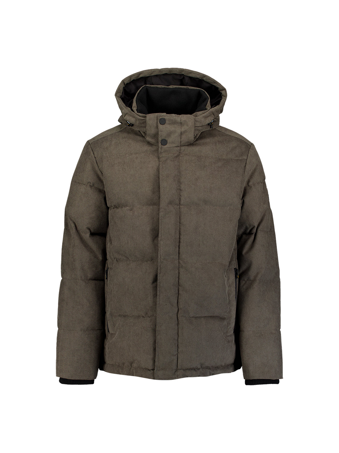 Corduroy Hooded Jacket | Army