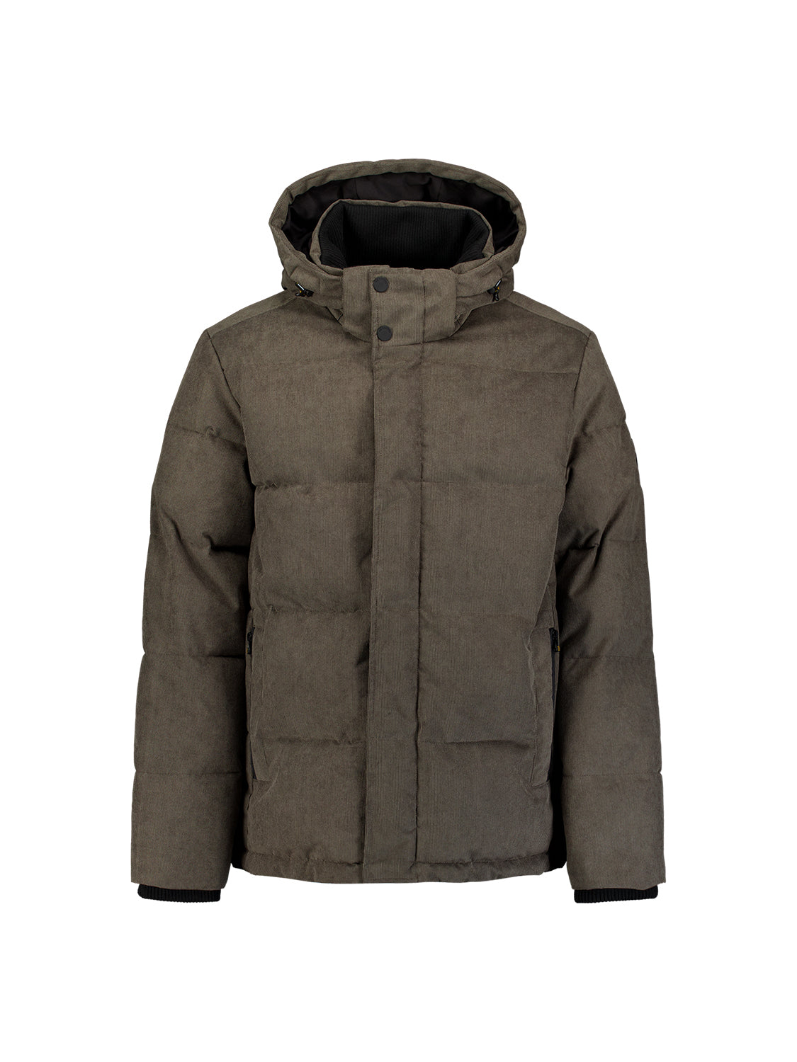 Corduroy Hooded Jacket | Army