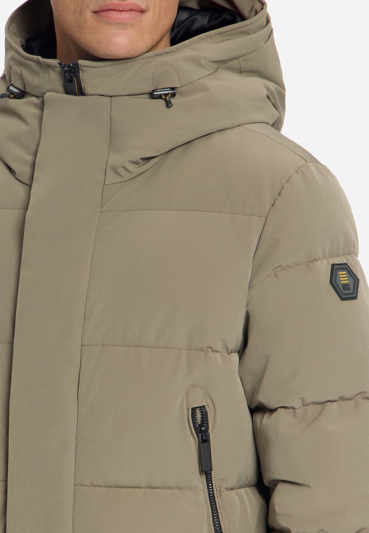Hooded Puffer Parka Jacket | Mud