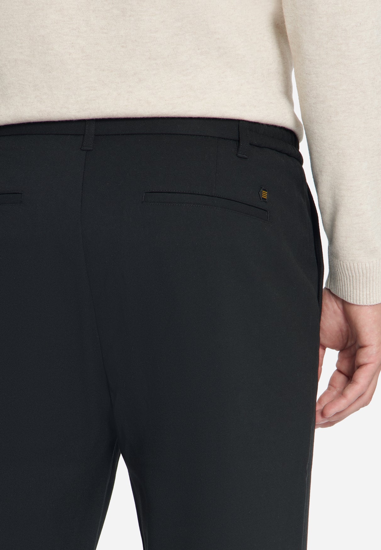 Stretch Twill Chinos | Black