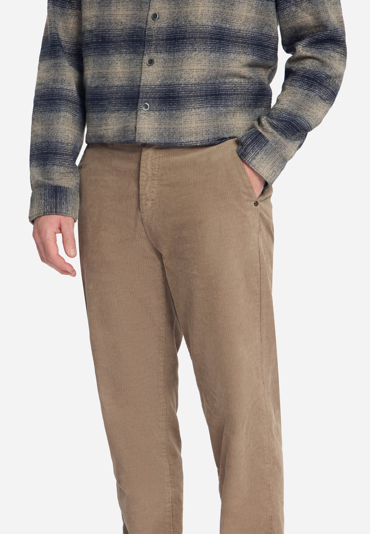 Stretch Cord Chinos | Taupe