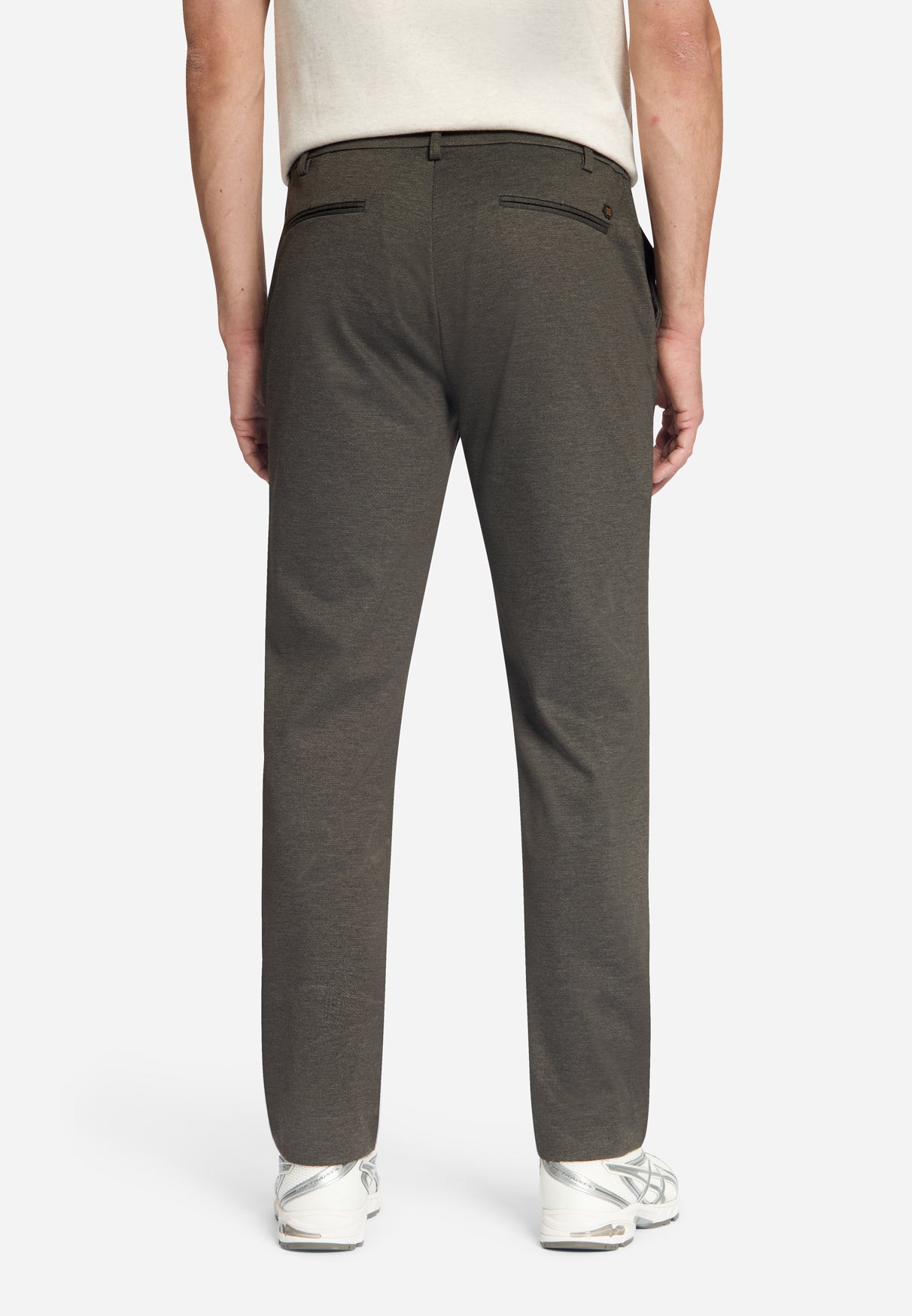Pants Jersey Melange Regular Fit | Dark Brown