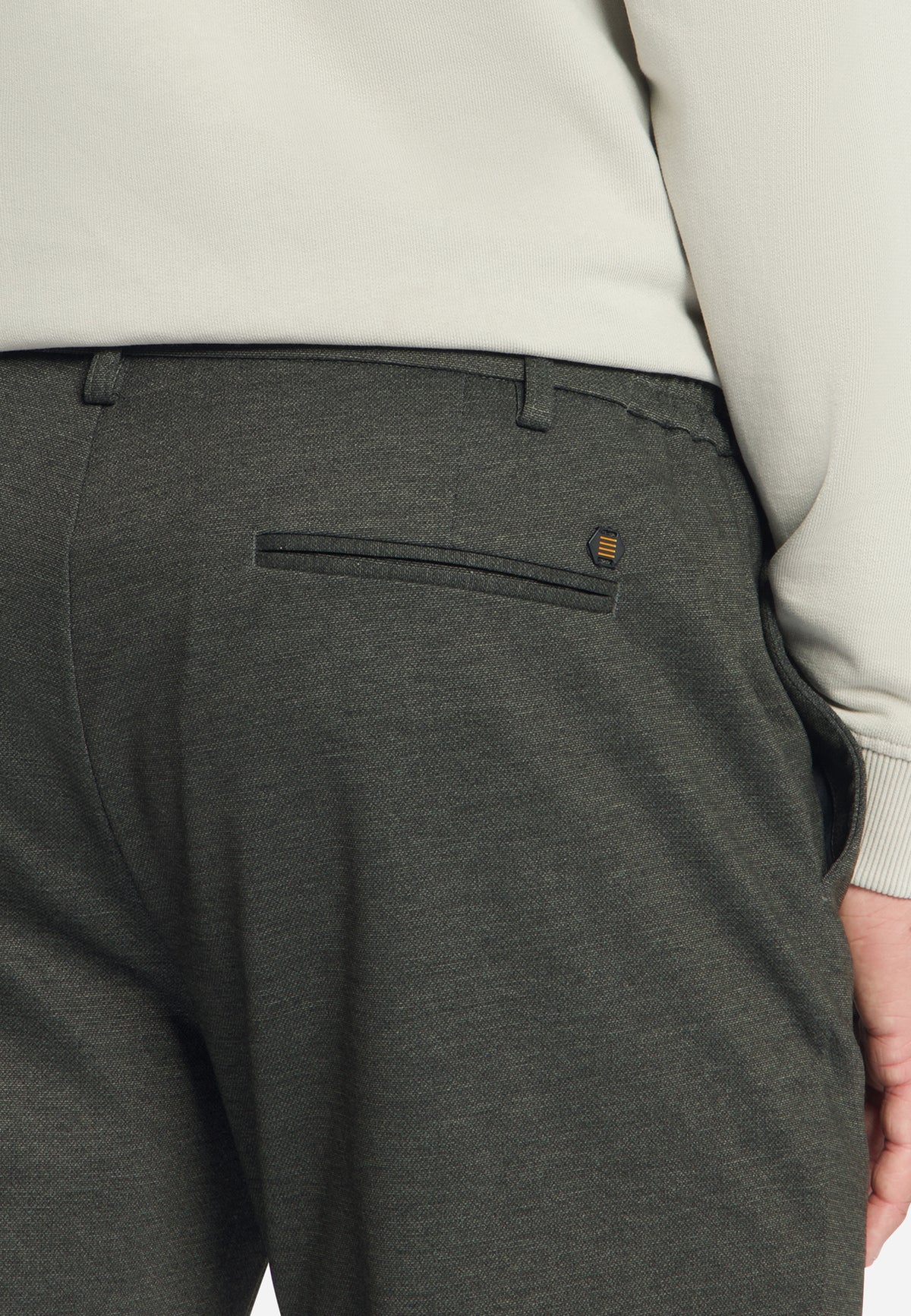 Jersey Melange Chino | Army