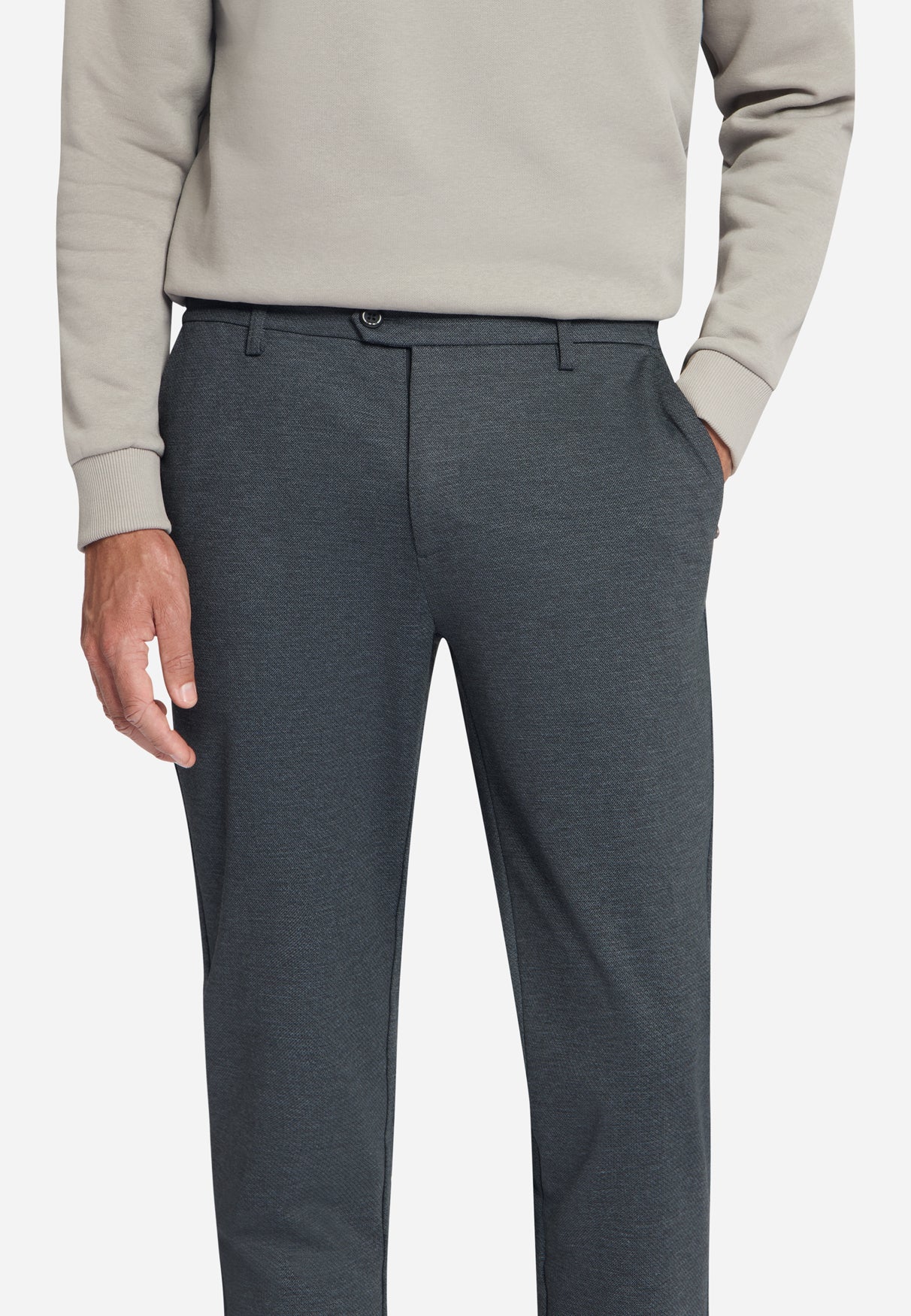 Pants Jersey Melange Regular Fit | Antra Melange