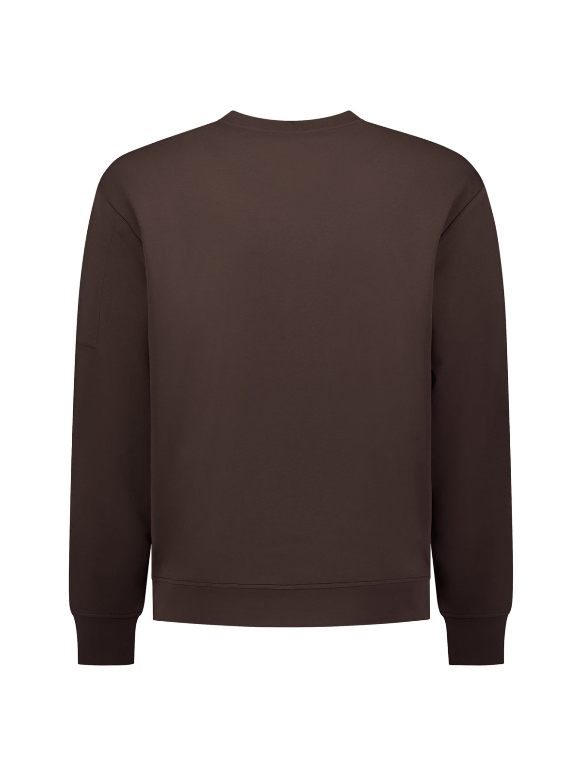 Sweatshirt mit Rundhalsausschnitt | Dark Brown