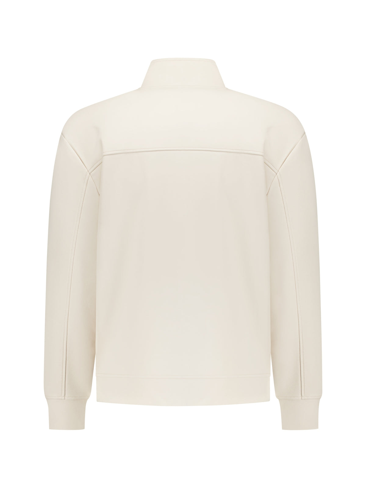 Sweater mit durchgehendem Reißverschluss | stone