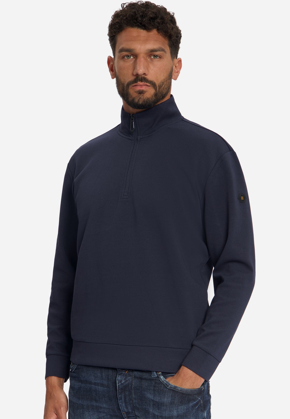 Half-Zip-Sweatshirt | Dark Night