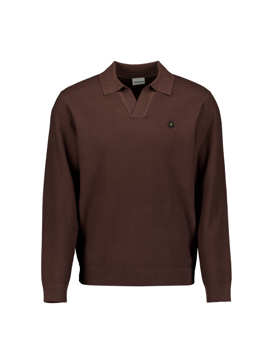 Polopullover | Dark Brown
