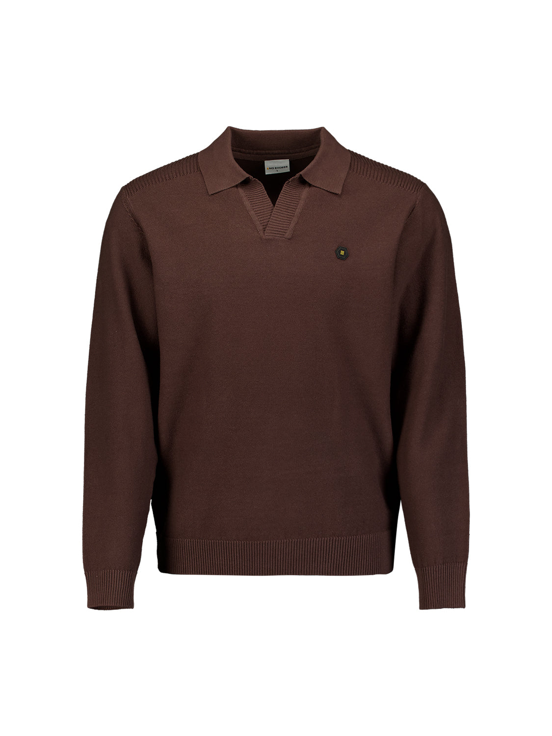 Polopullover | Dark Brown
