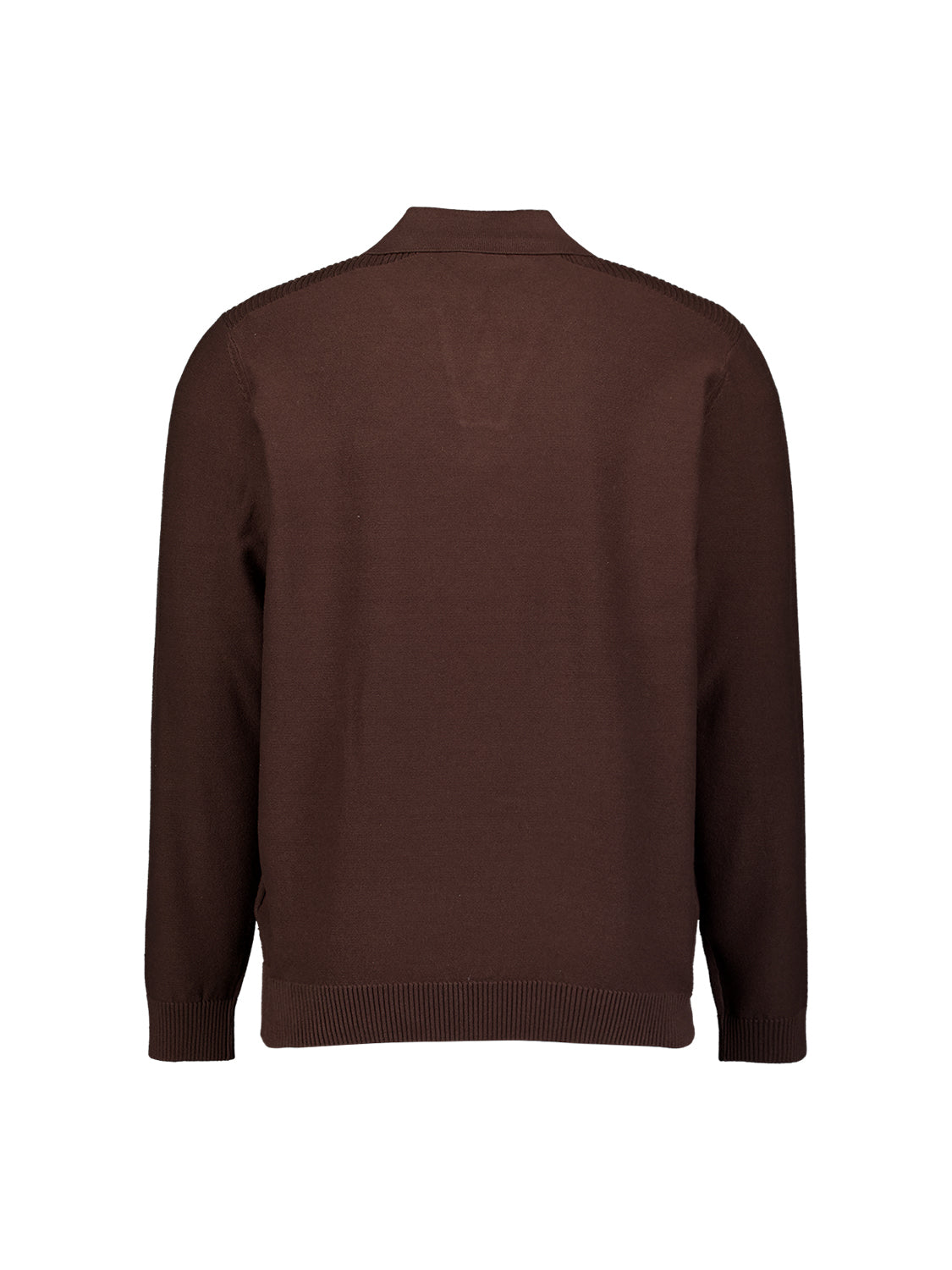 Polopullover | Dark Brown