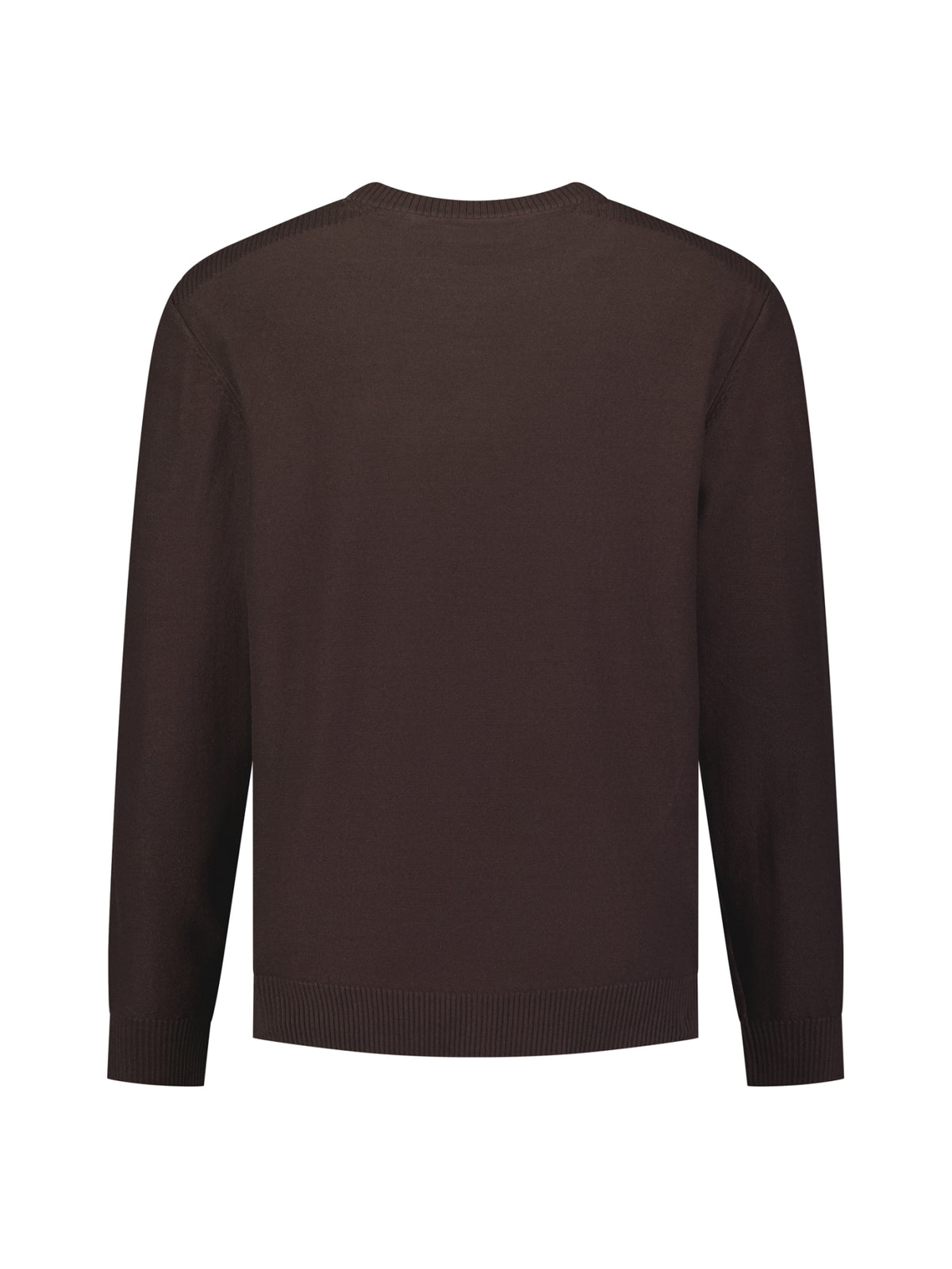 Pullover mit Rundhalsausschnitt | Dark Brown