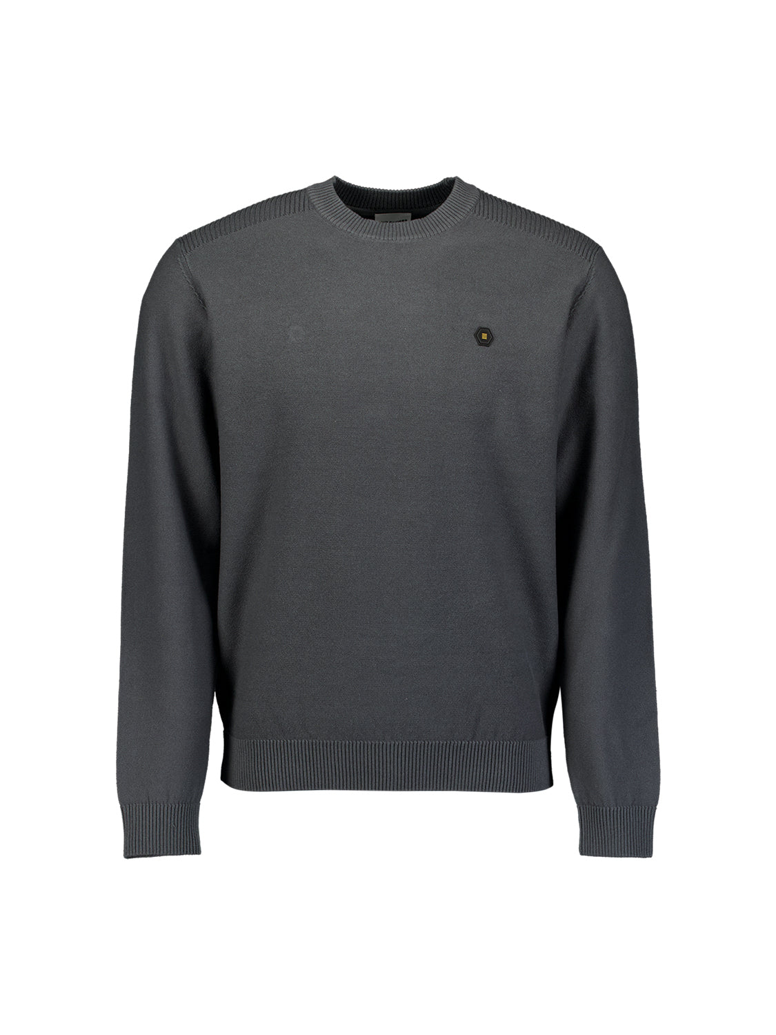Pullover mit Rundhalsausschnitt | Dark Steel