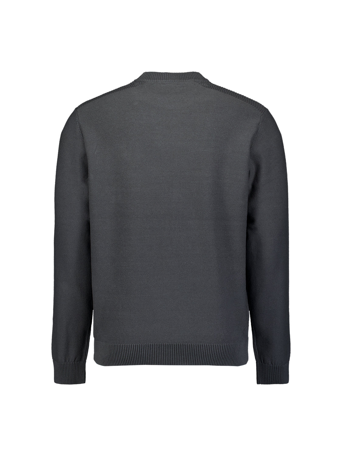 Pullover mit Rundhalsausschnitt | Dark Steel