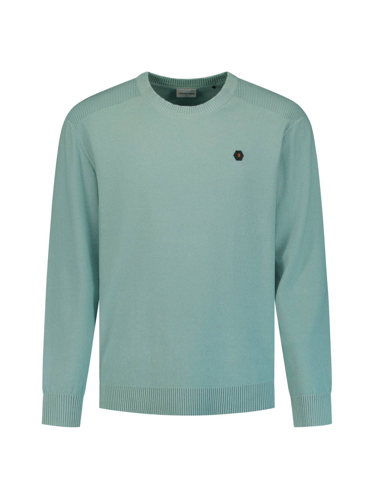 Pullover mit Rundhalsausschnitt | Dusty Blue