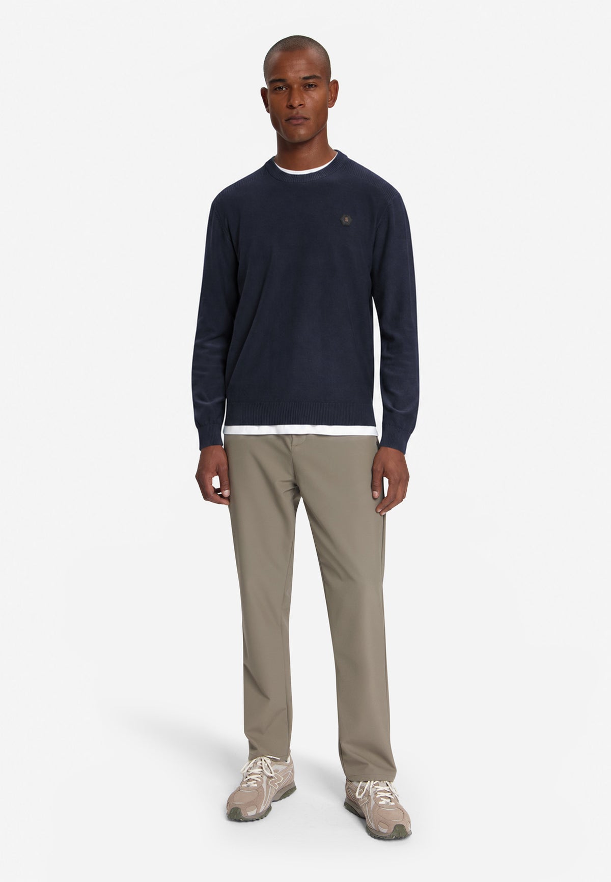 Crew Neck Jumper | Dark Night