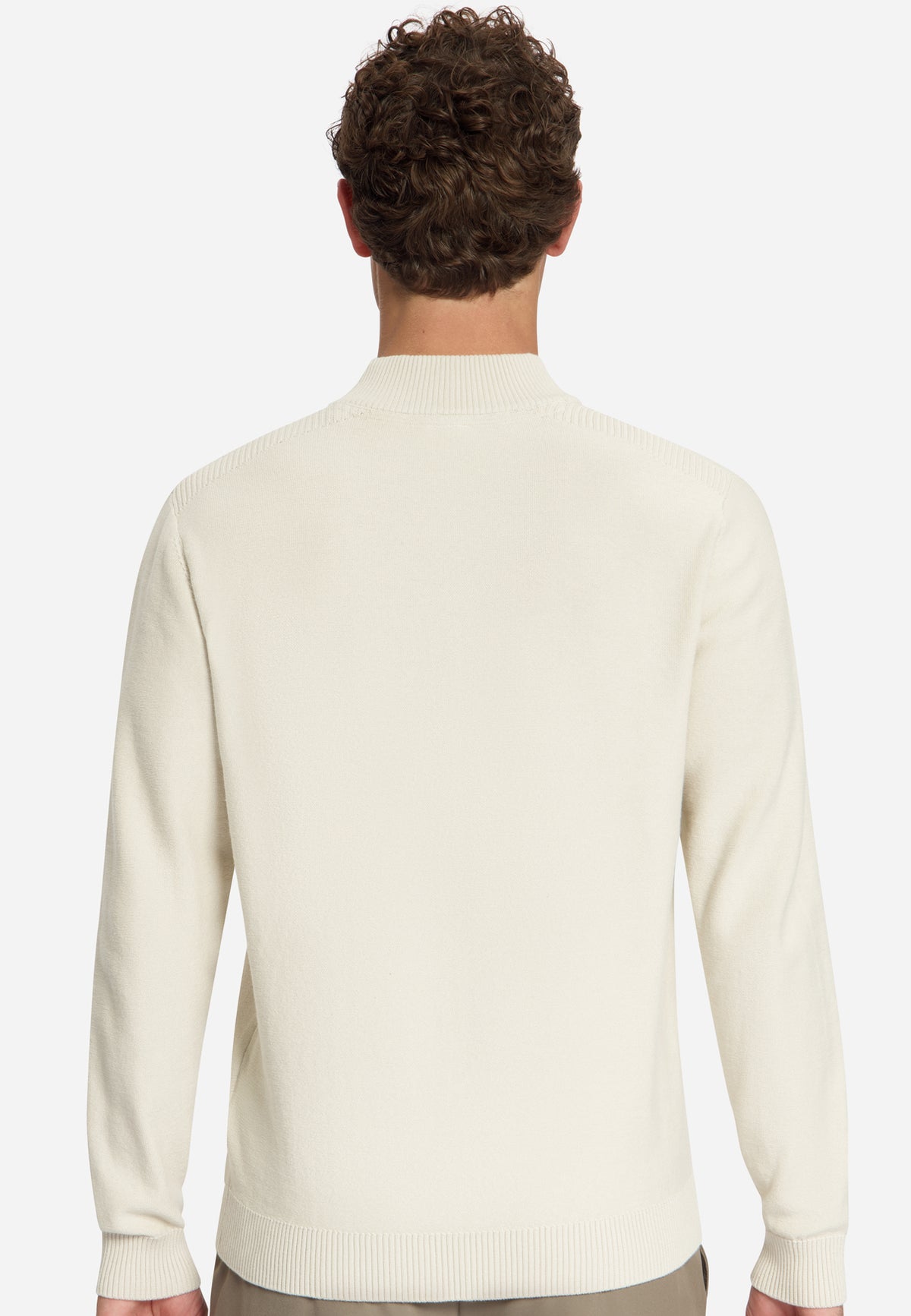Half-Zip-Pullover | Stone
