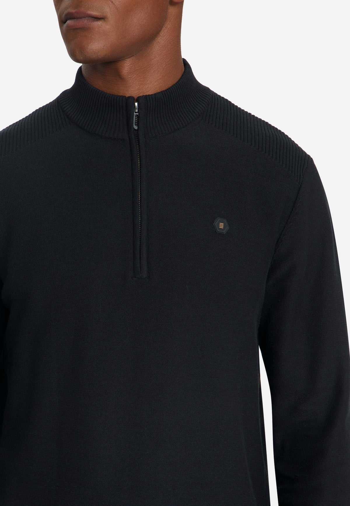 Half-Zip-Pullover | Black