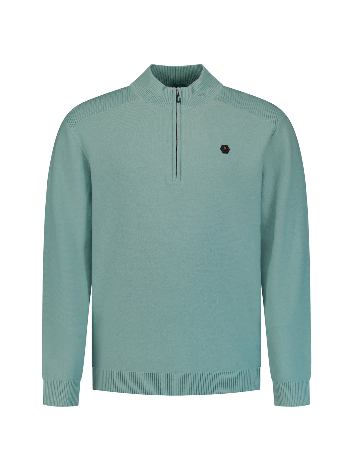 Half-Zip-Pullover | Dusty Blue