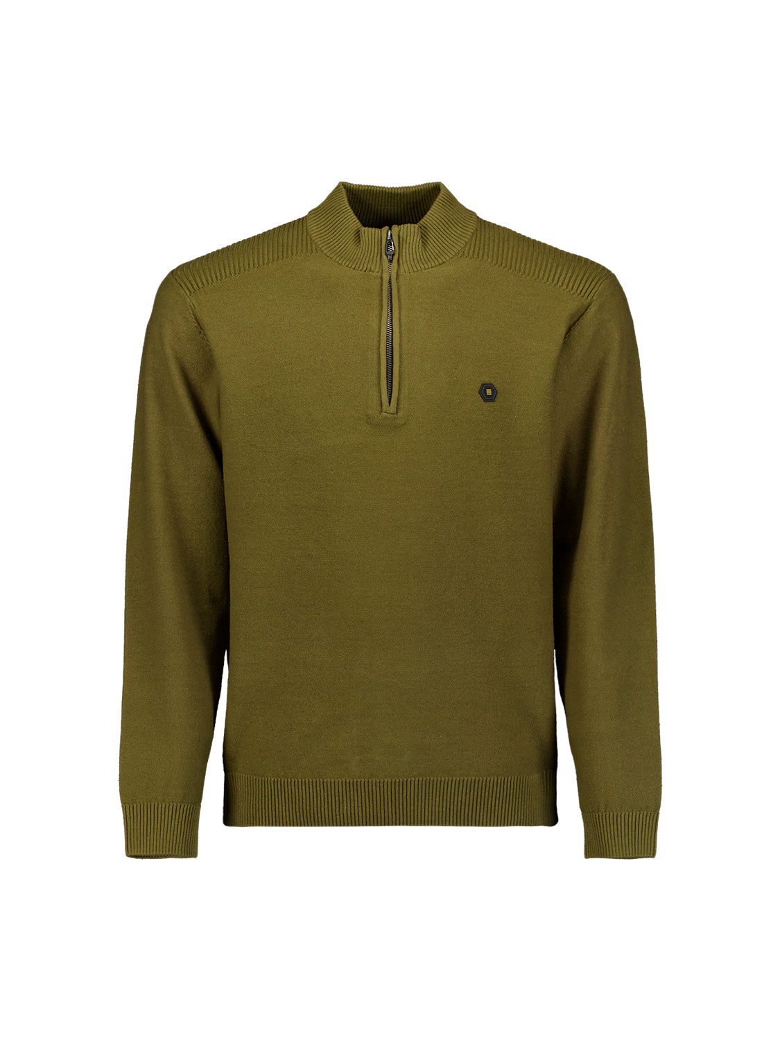 Half-Zip-Pullover | Moss