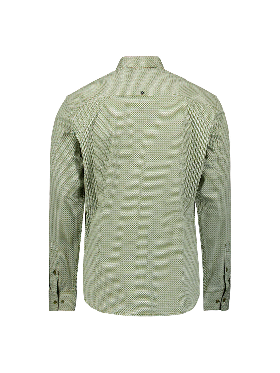 Hemd mit feinem geometrischem Muster | Moss