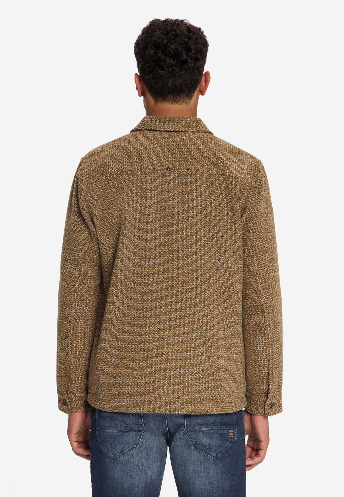 Tweed-Overshirt | Sand