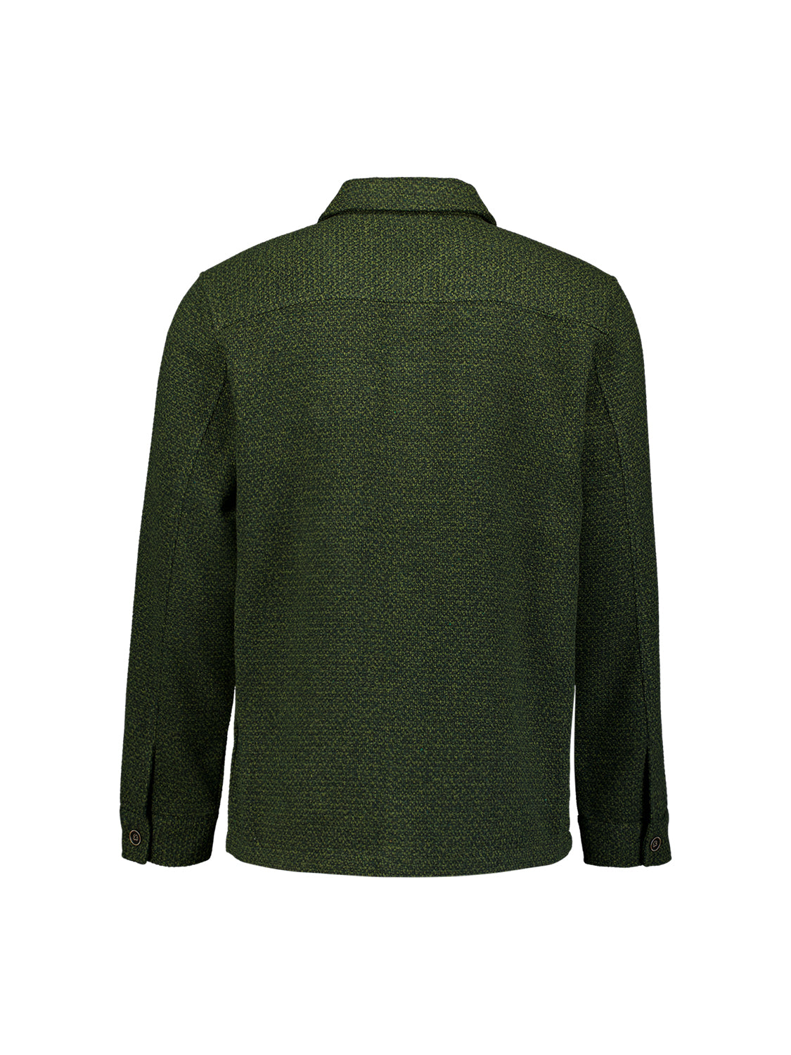 Tweed Overshirt | Moss