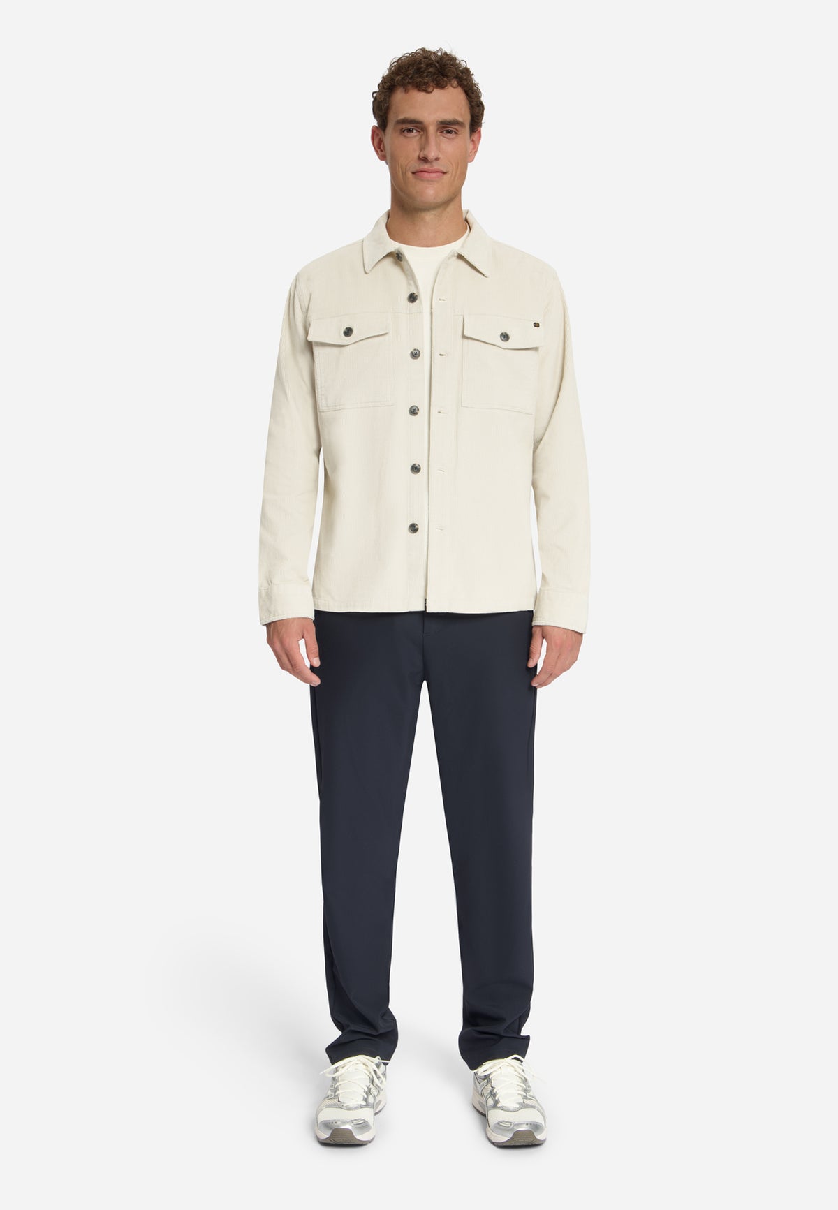 Cord-Overshirt | Stone