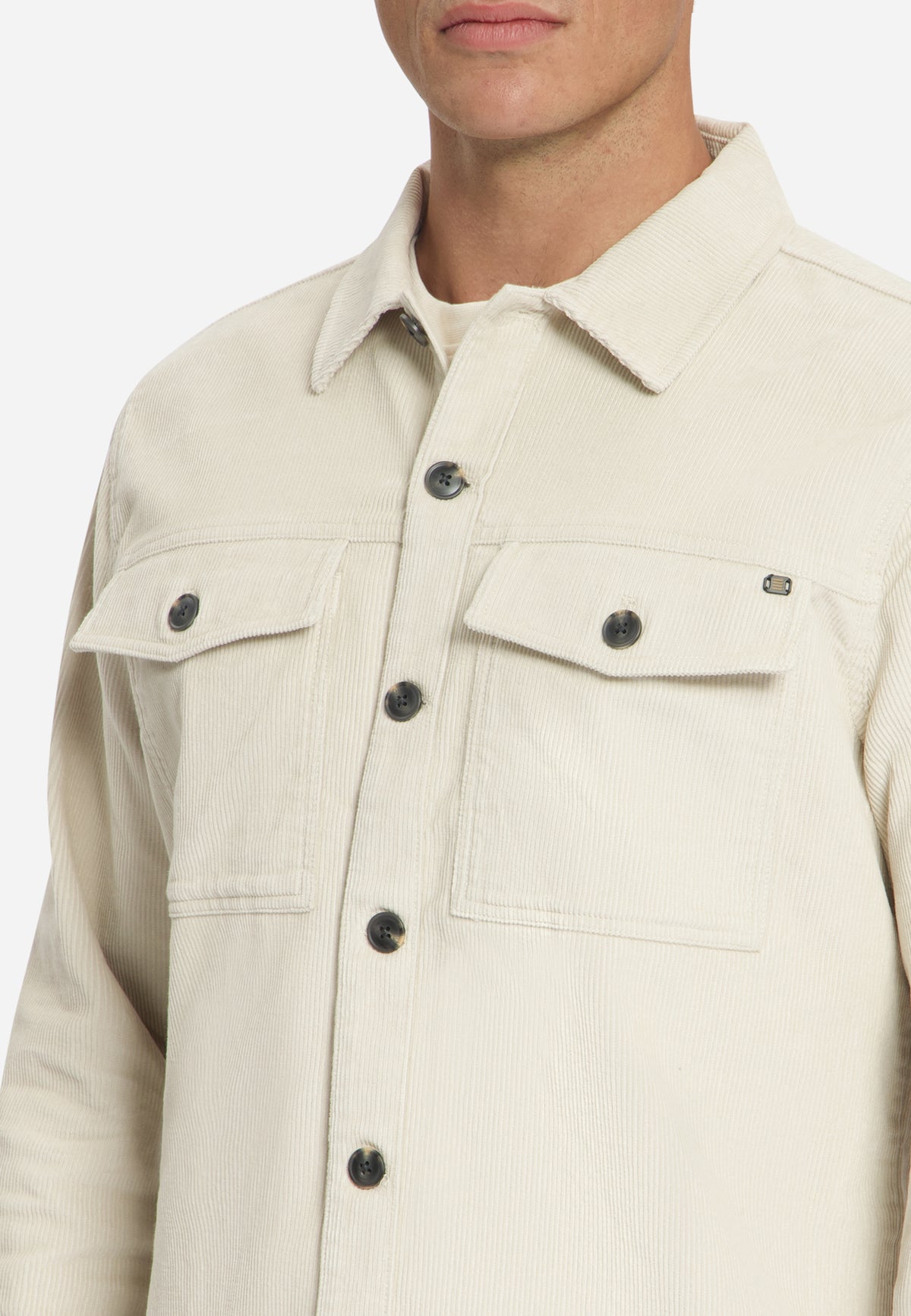 Cord-Overshirt | Stone