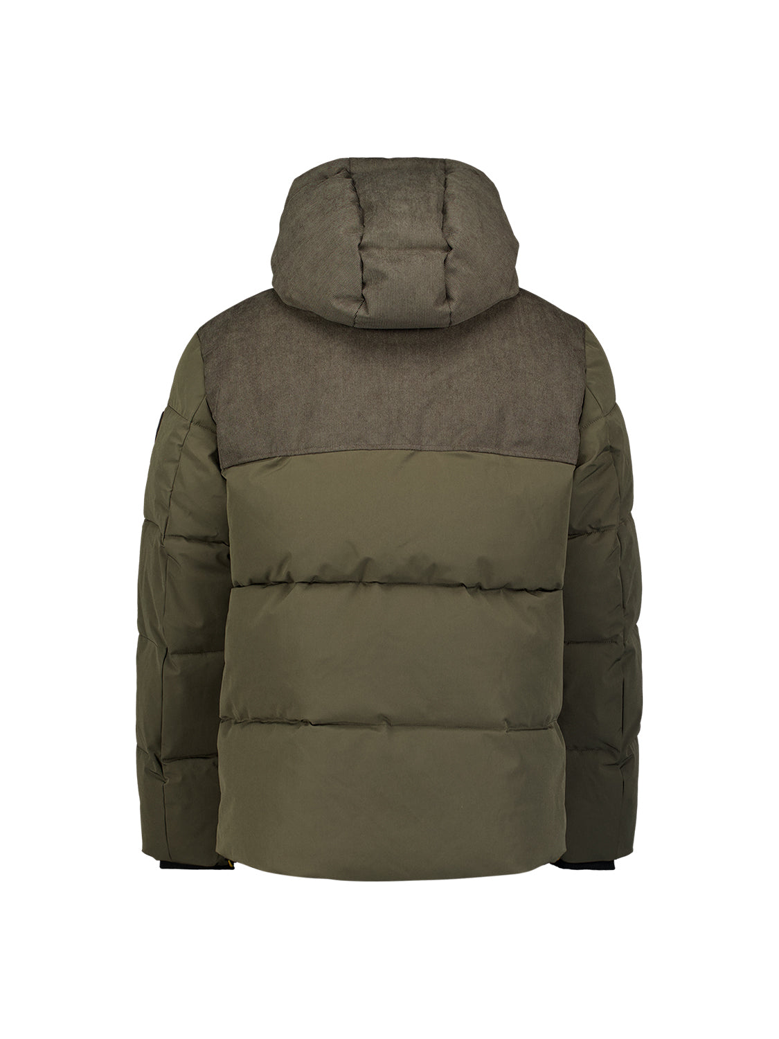 Jacke, kurze Passform, Daunenjacke, Cord-Mix | army