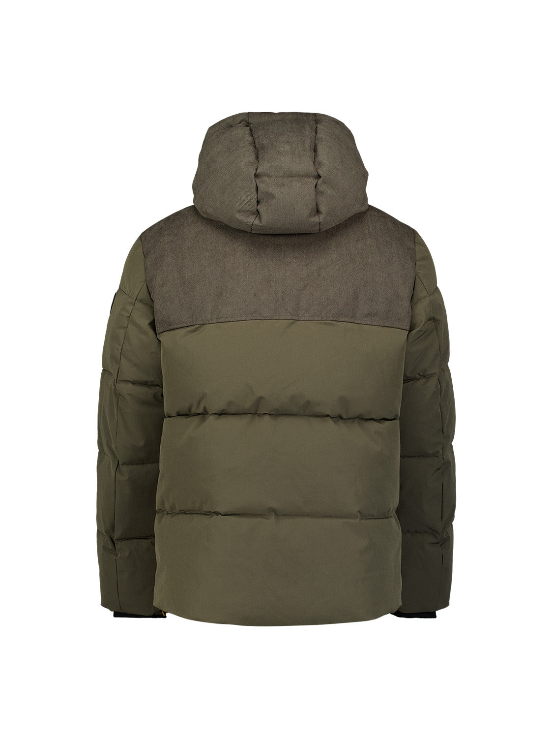 Jacke, kurze Passform, Daunenjacke, Cord-Mix | army