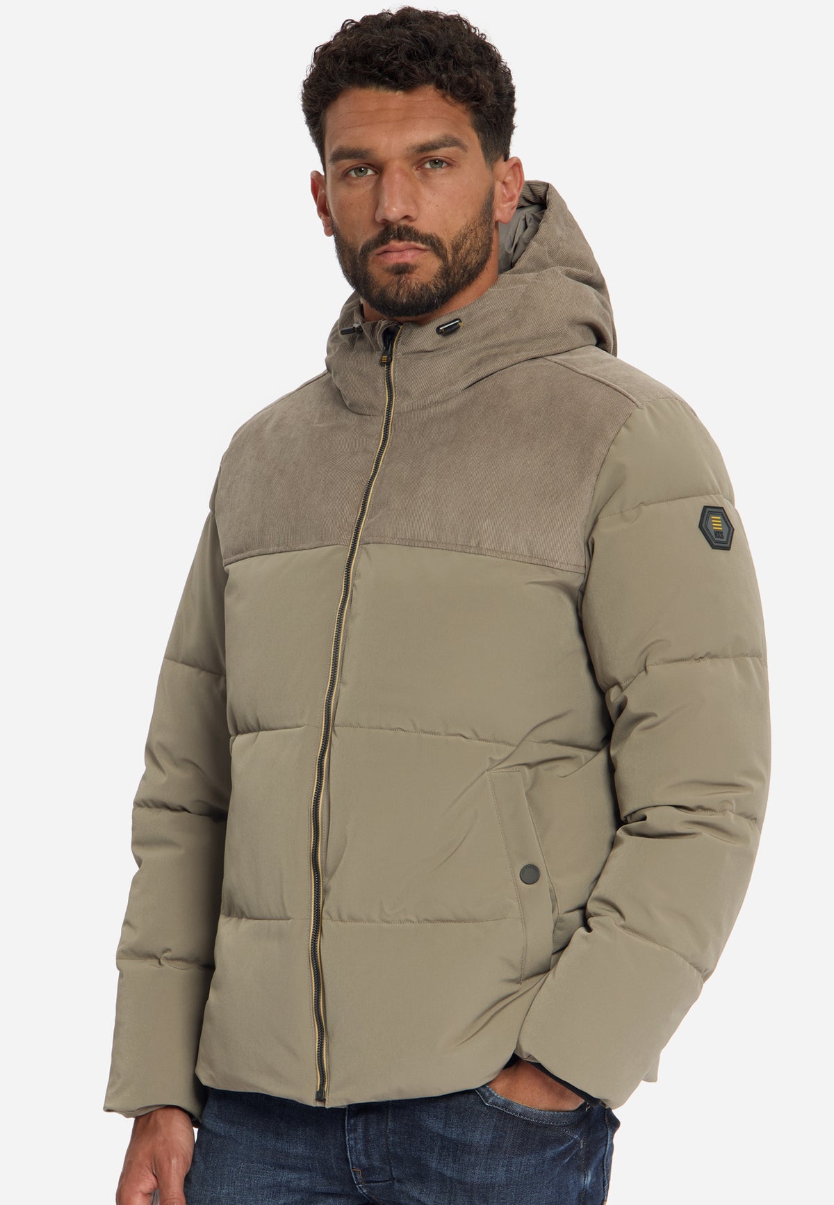 Cord-Pufferjacke | Mud