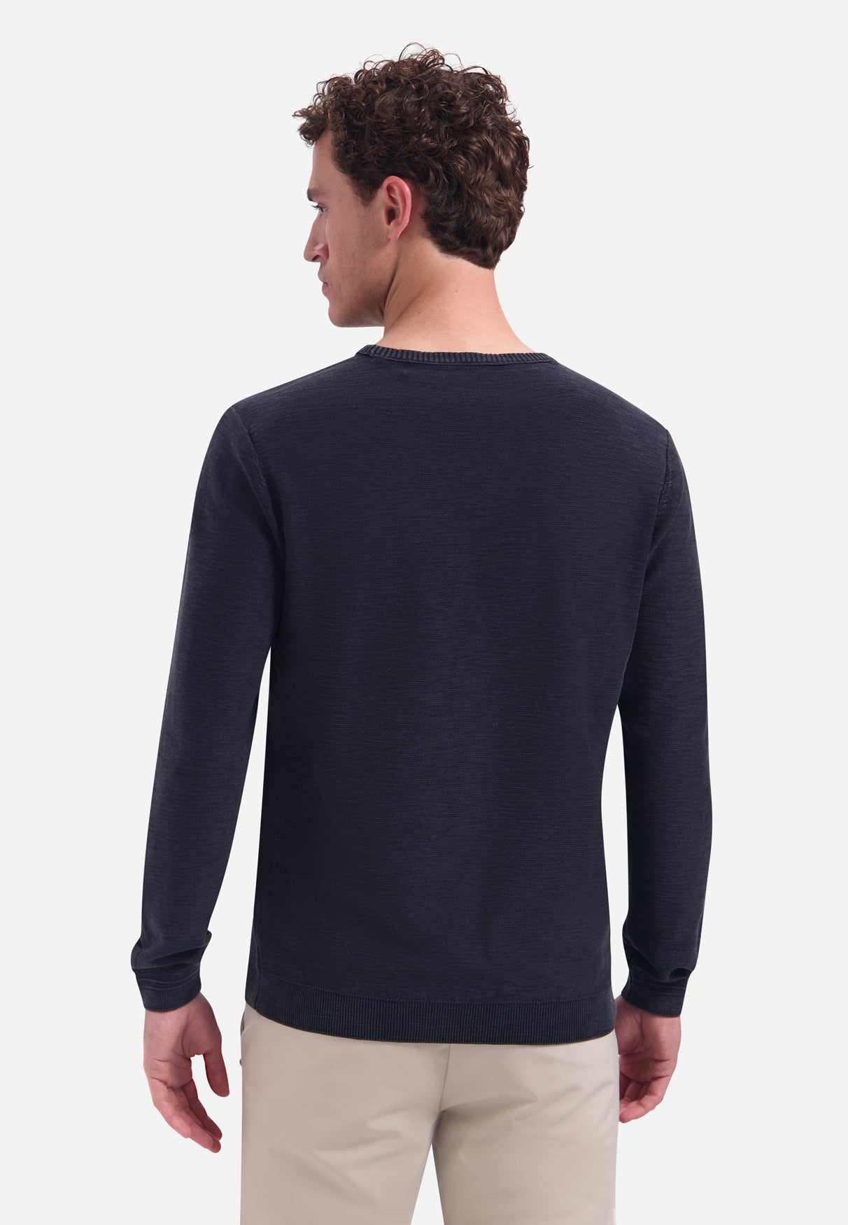 Zeitlose Basics Stonewashed Pullover | Black