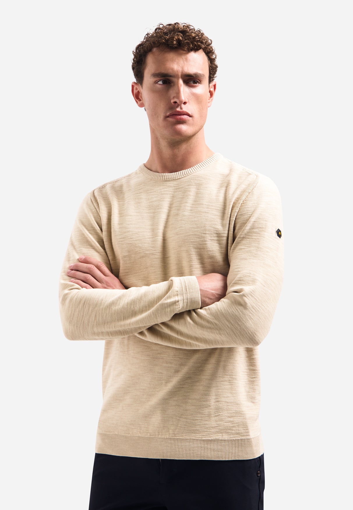 Zeitlose Basics Stonewashed Pullover | Cement