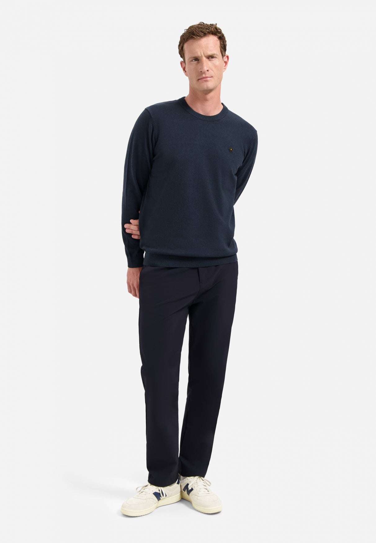 Timeless Basics Melange Jumper | Night