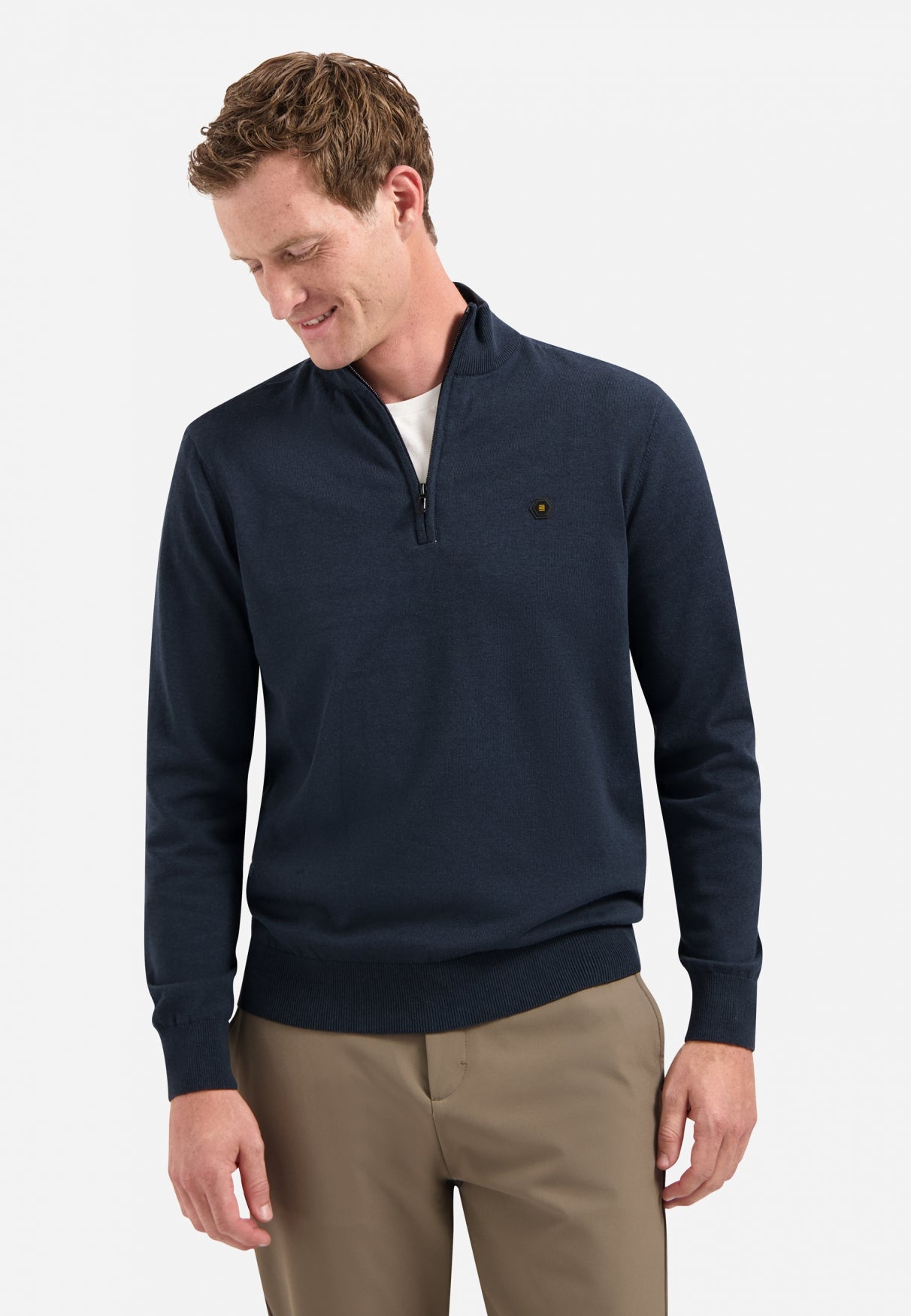 Timeless Basics Half Zip Jumper | Night