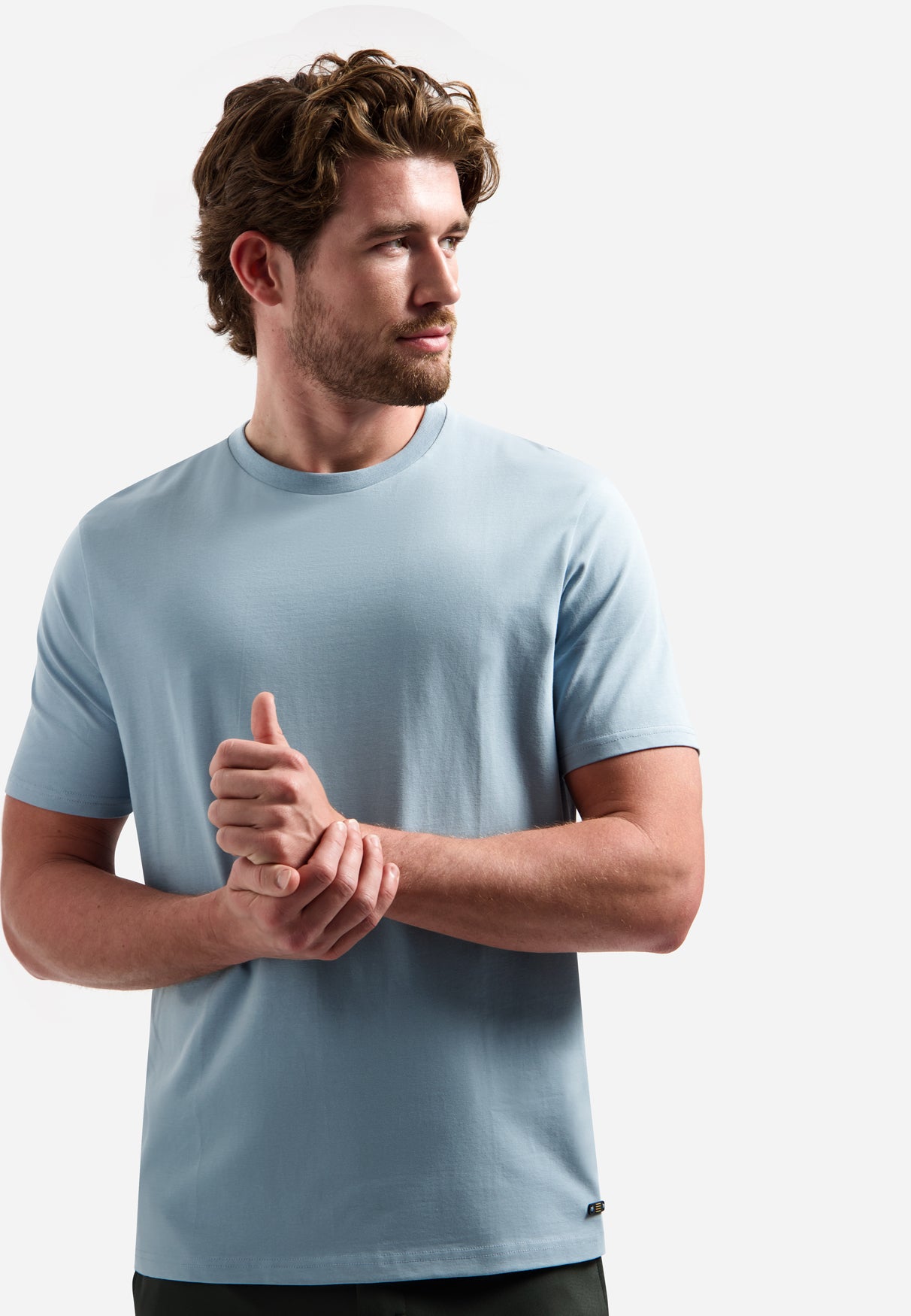 Timeless Basics Basic-T-Shirt | Dusty Blue