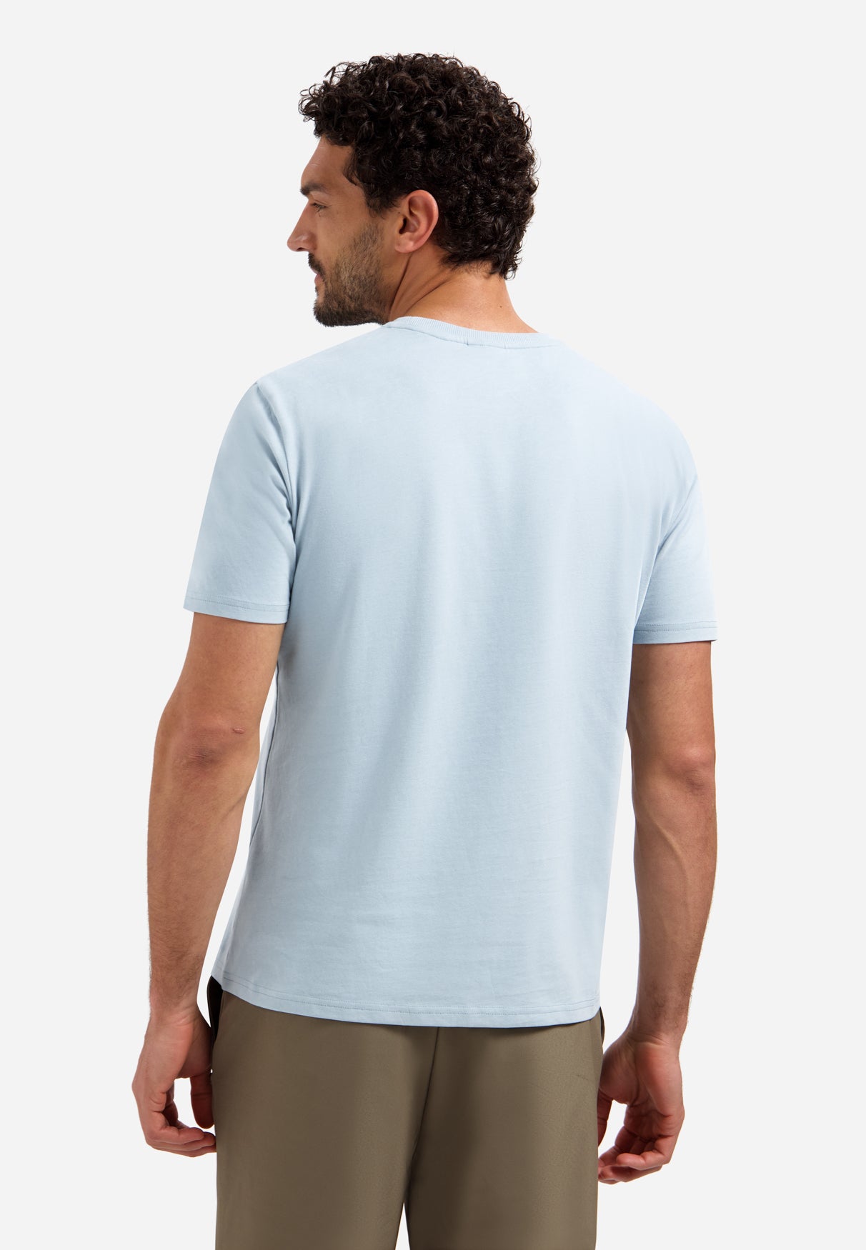 Timeless Basics Weiches T-Shirt | Dusty Blue