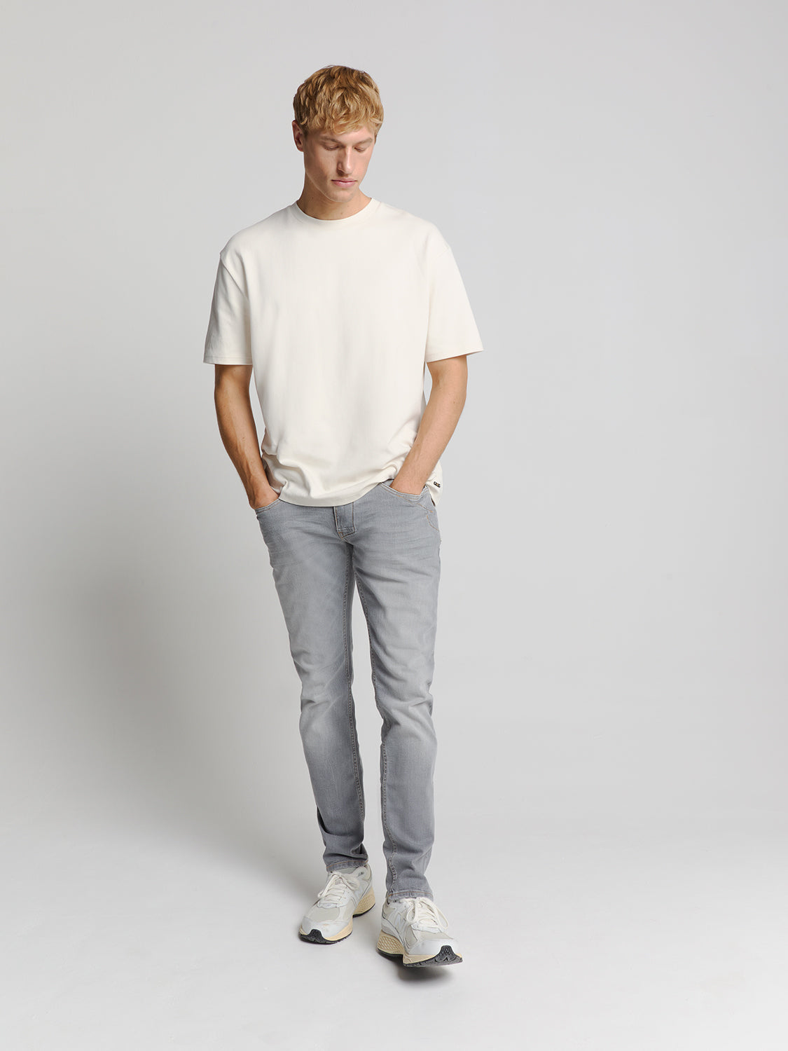 Tapered fit jeans | Light Grey Denim
